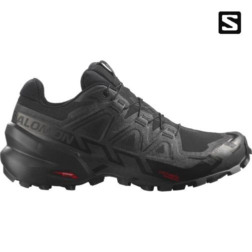 Tenis Para Trail Running Salomon Speedcross 6 GTX Mujer Negros | MX SDWQ361